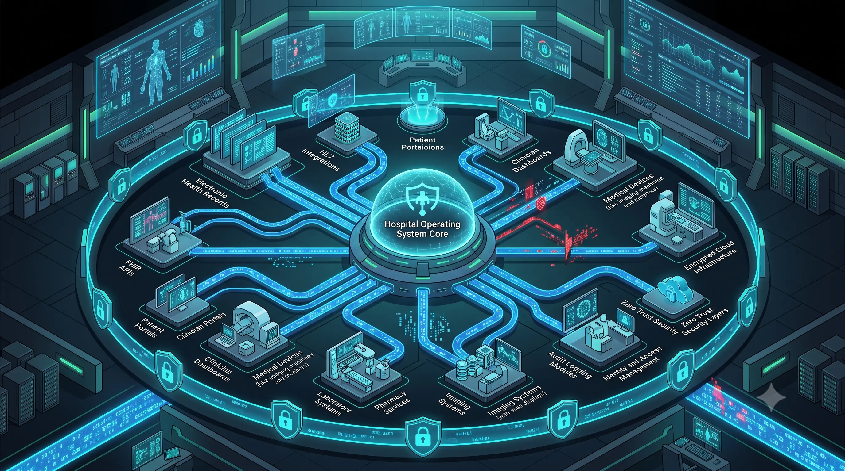 Building HIPAA-Compliant Hospital OS: Architecture Decisions That Matter