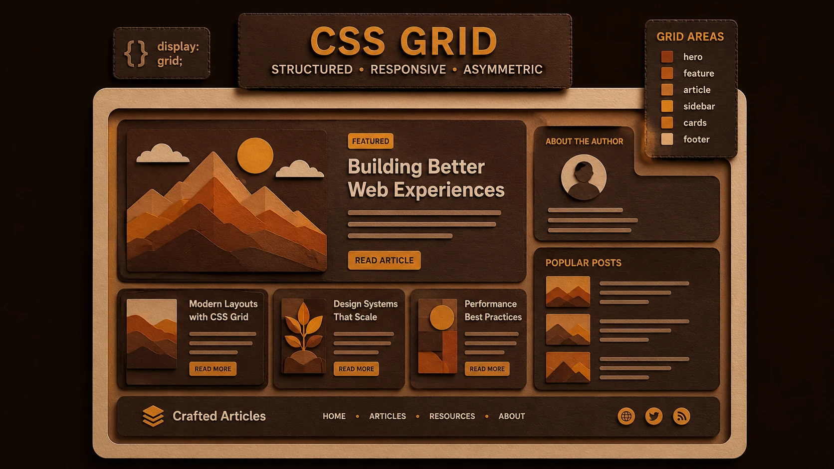 CSS Grid Shipped: Responsive Layout Design without Grid Frameworks