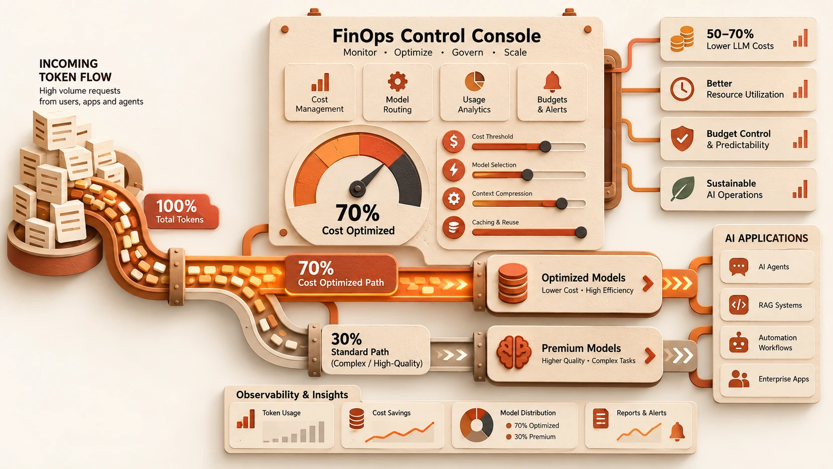 FinOps for AI: How We Cut LLM Costs by 70% Using Hybrid Routing
