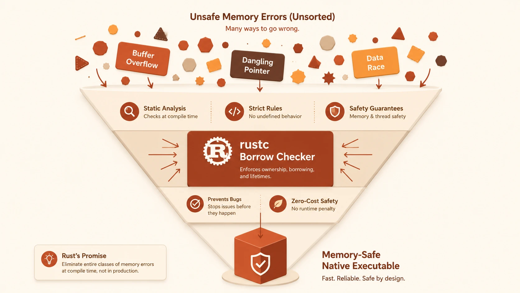 Rust 1.0 Release: Memory Safety Without a Garbage Collector Runtime