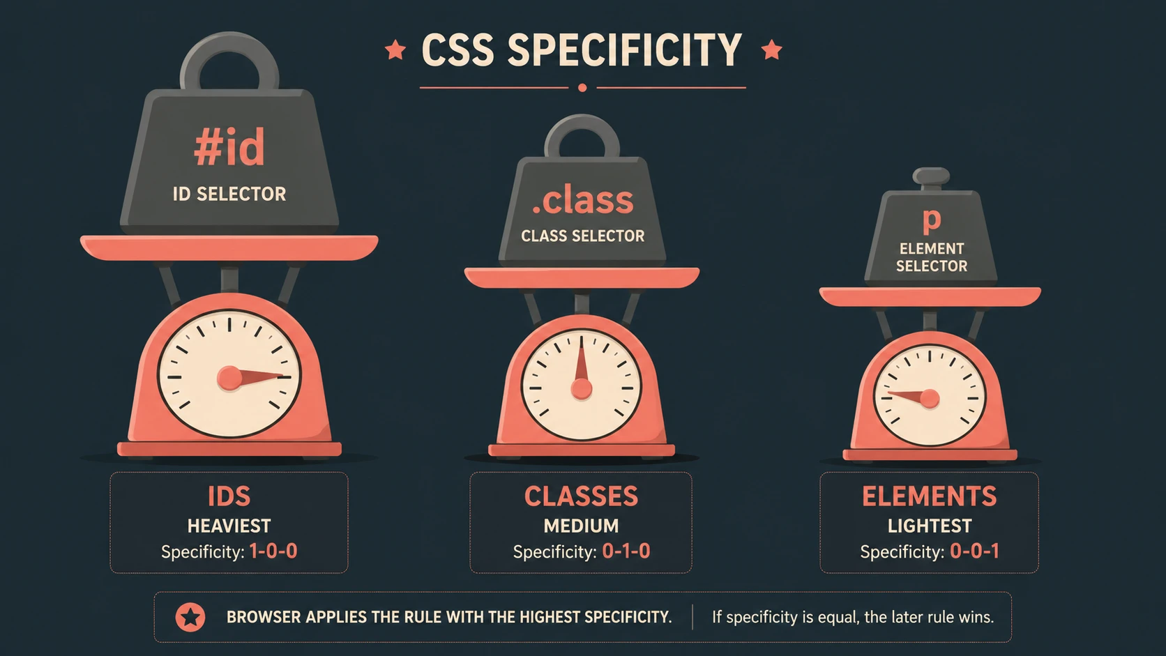Understanding CSS Specificity: How Browsers Compute CSS Rules