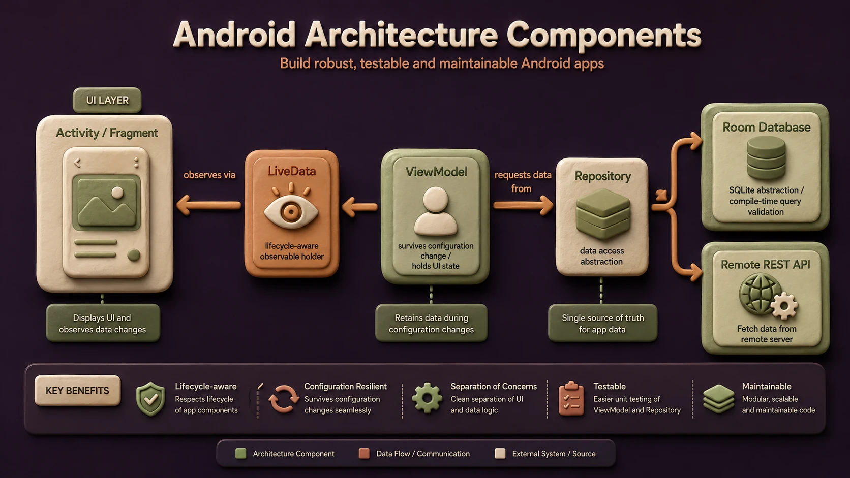 SDK framework stack showing unified platform layouts for unified target devices.