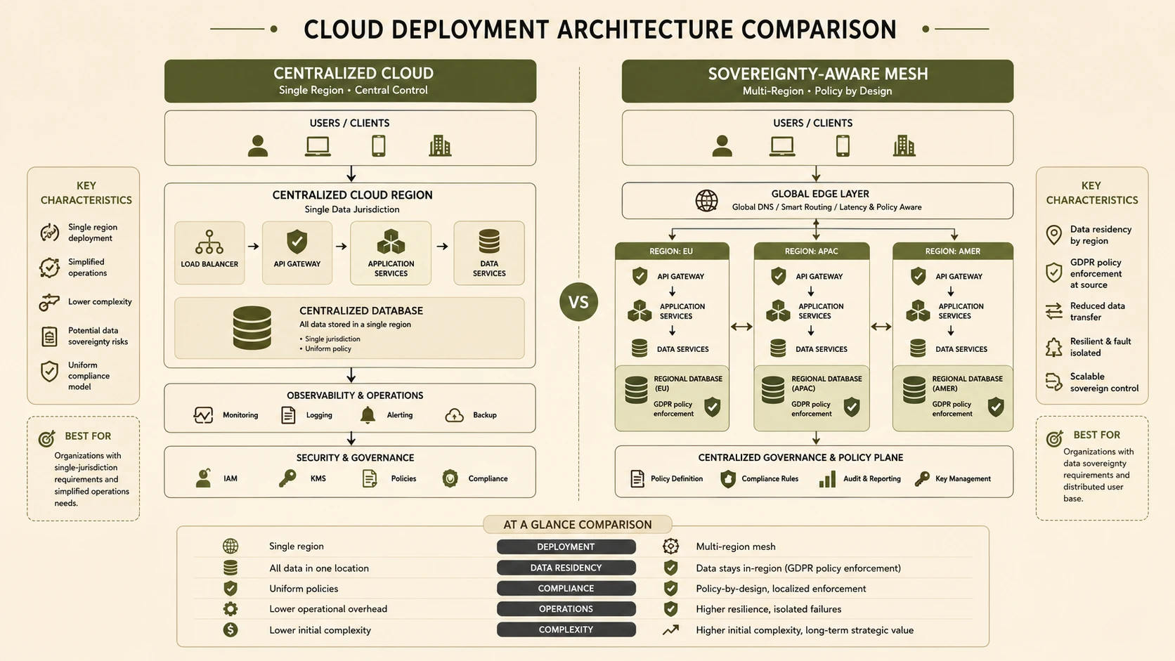 System architecture diagram and conceptual workflow layout for Data Sovereignty & Decentralized Architecture.