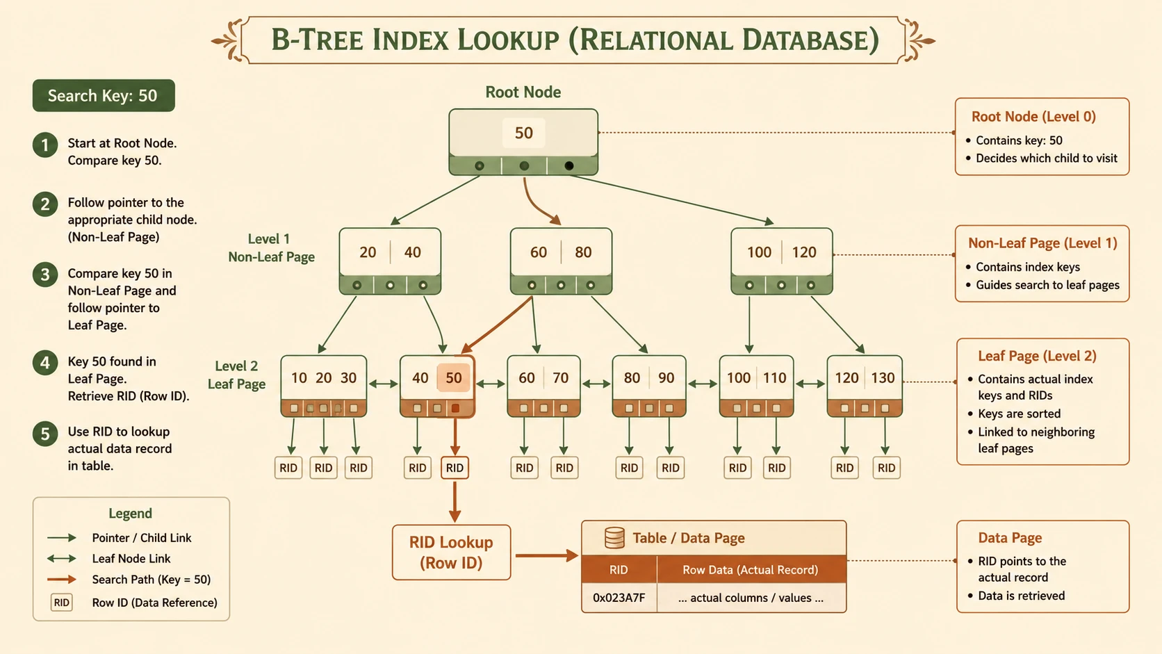 System architecture diagram and conceptual workflow layout for Designing High-Performance SQL Indexes.