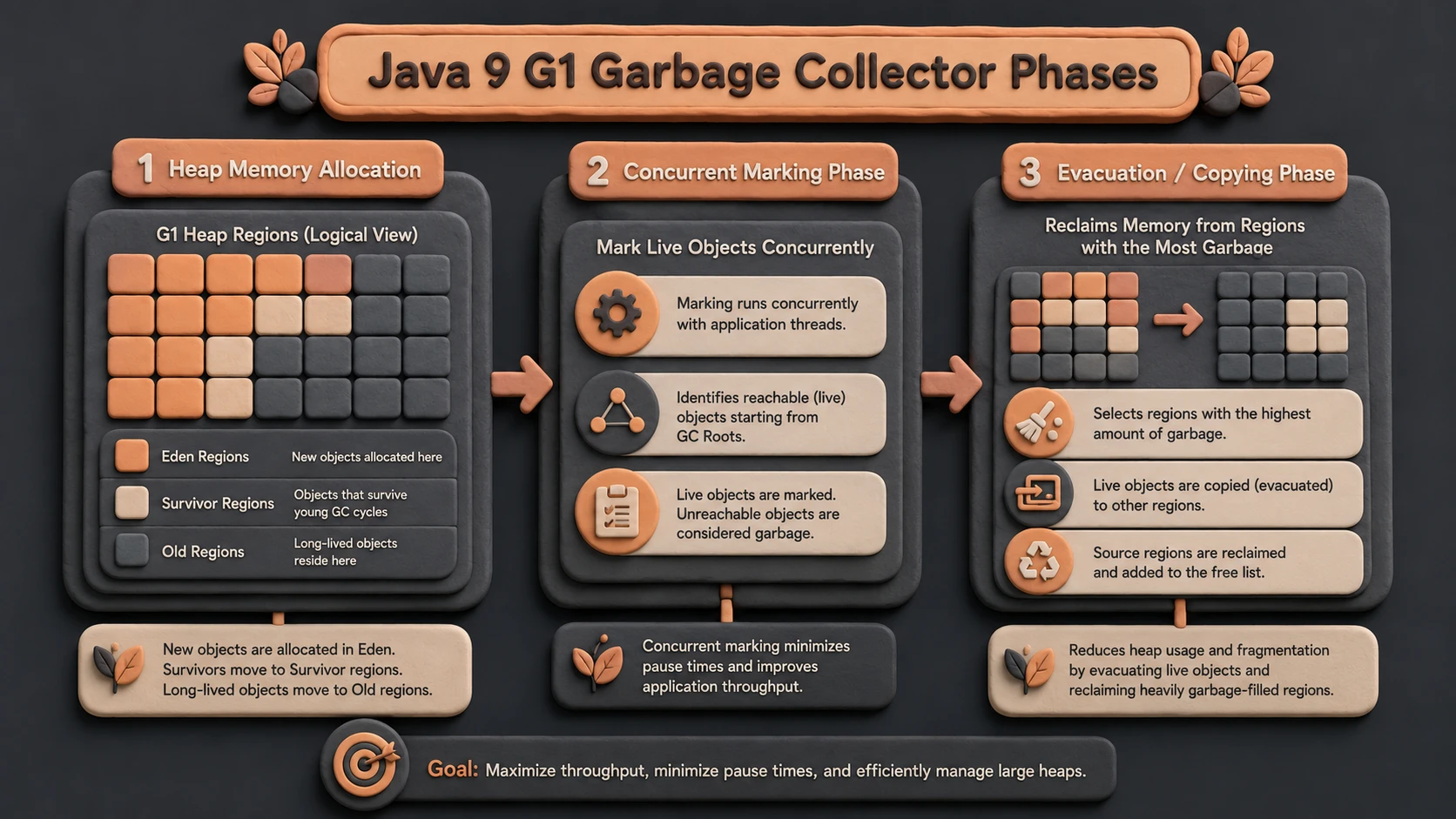 System architecture diagram and conceptual workflow layout for Java 9 Final Release.