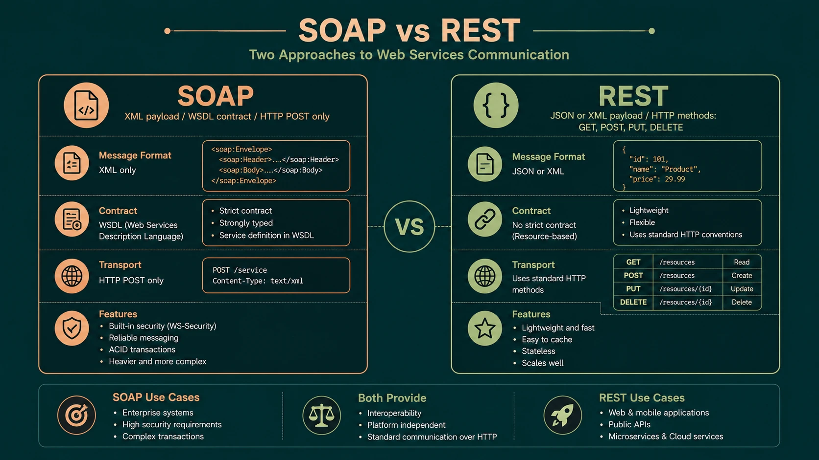 Service-Oriented Architecture (SOA) channel bindings and message security configurations.