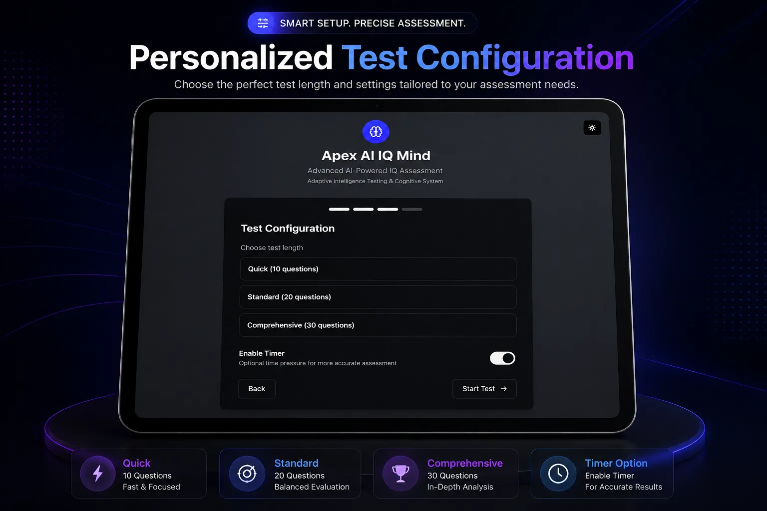 Personalised assessment configuration