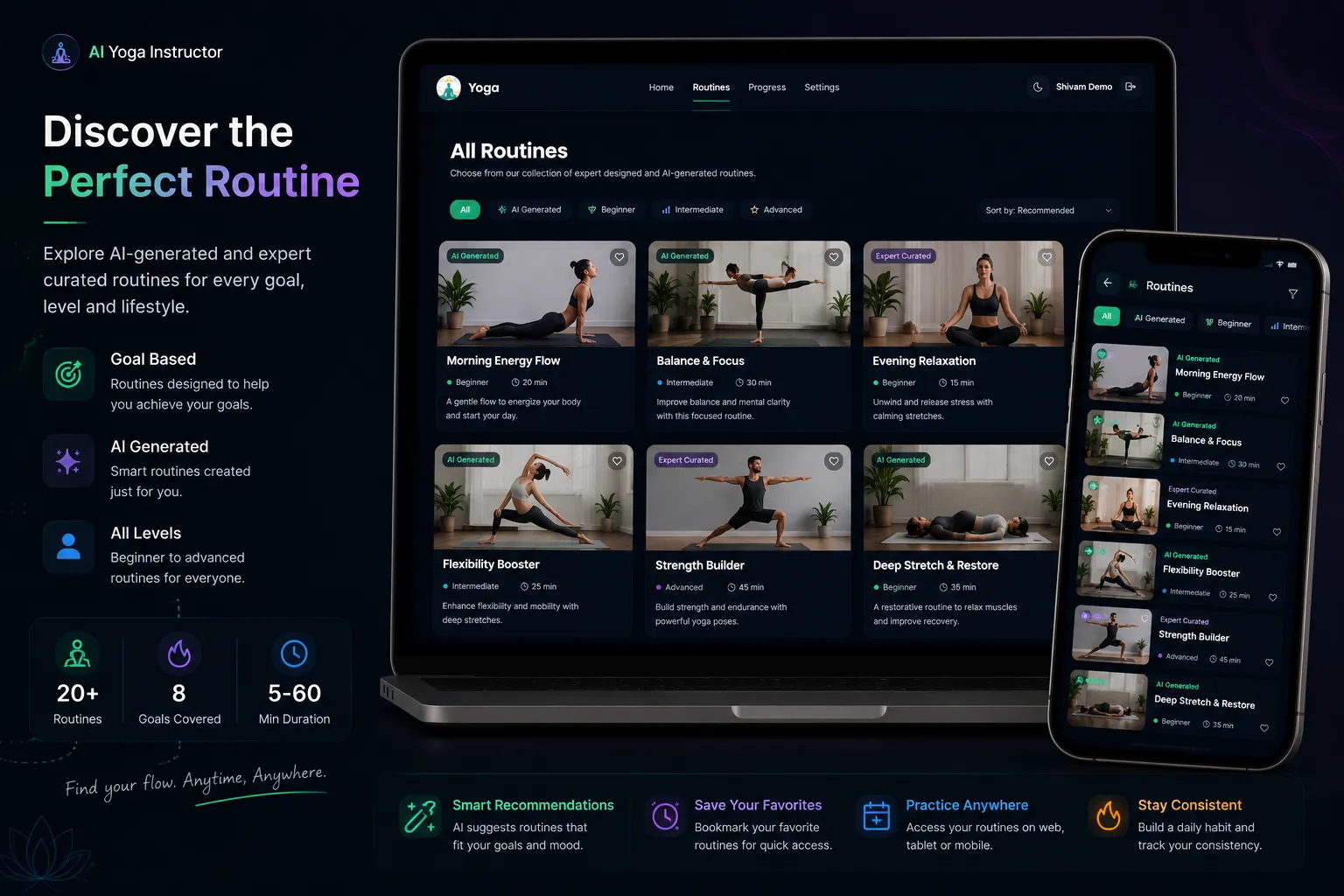 Yoga routine discovery
