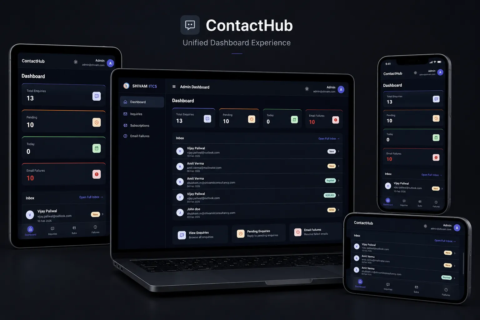 Unified Dashboard Experience
