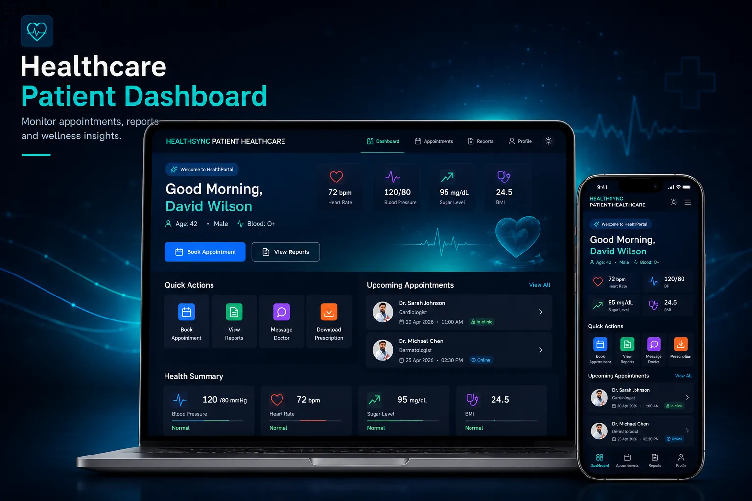Patient health dashboard