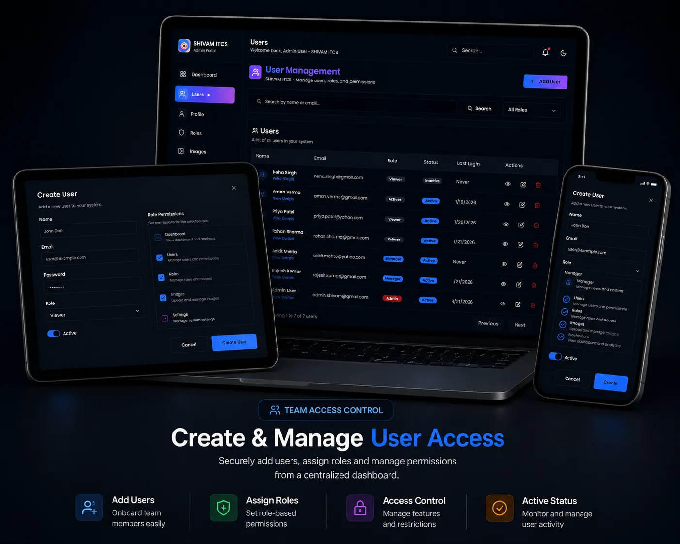 Create and Manage User