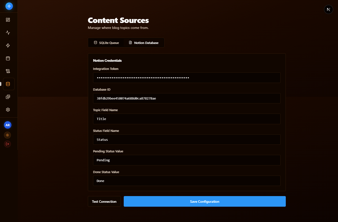 External Source Sync - Notion Integration